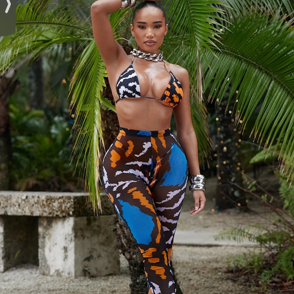Matte Collection Three piece swim set